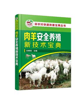 新农村K速致富宝典丛书 肉羊安全养殖新技术宝典 肉羊规模化生态养殖技术 生态养羊技术书 生态gx养殖场建设 科学饲养管理书