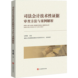 司法会计技术性证据审查方法与案例解析张雪樵法学理论中国检察出版社新华书店正版