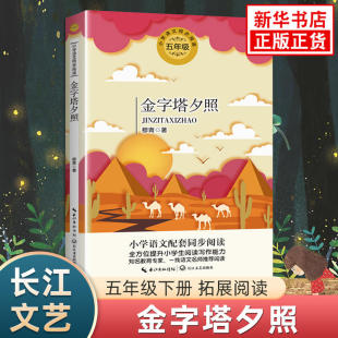金字塔夕照 小学语文五年级拓展阅读 长江文艺出版社儿童文学名著阅读能力训练 凤凰新华书店小学生五5年级必正版读物课外书