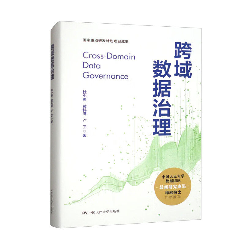 跨域数据治理 杜小勇 著 数据是数智时代的关键生产要素 数据驱动的社会化信息系统构建理论 中国人民大学出版社 新华正版书籍