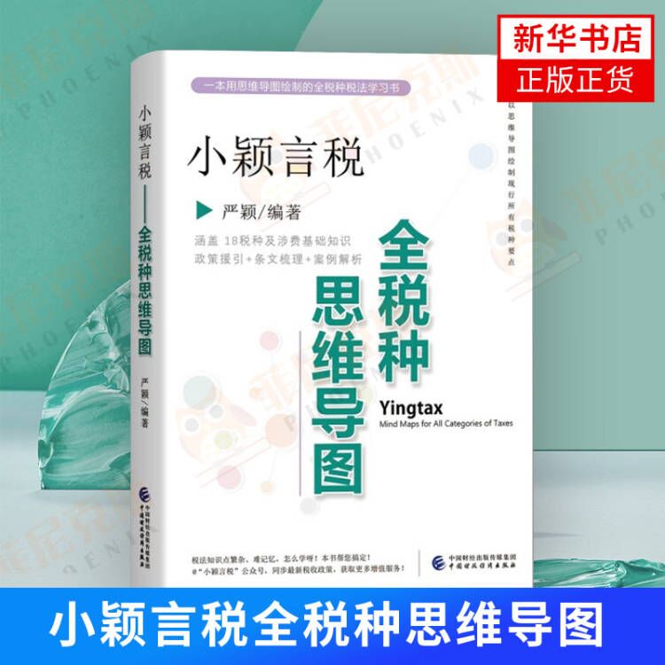 小颖言税全税种思维导图 经济财政货币税收书籍  9787522305240 中国财政经济出版社 【新华书店正版书籍】