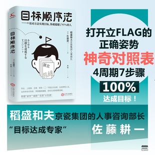 【赠减肥读书买房计划表】目标顺序法 立Flag不打脸指南 人生目标的职业规划方案 稻盛和夫京瓷集团的人事咨询部长 教你目标达成
