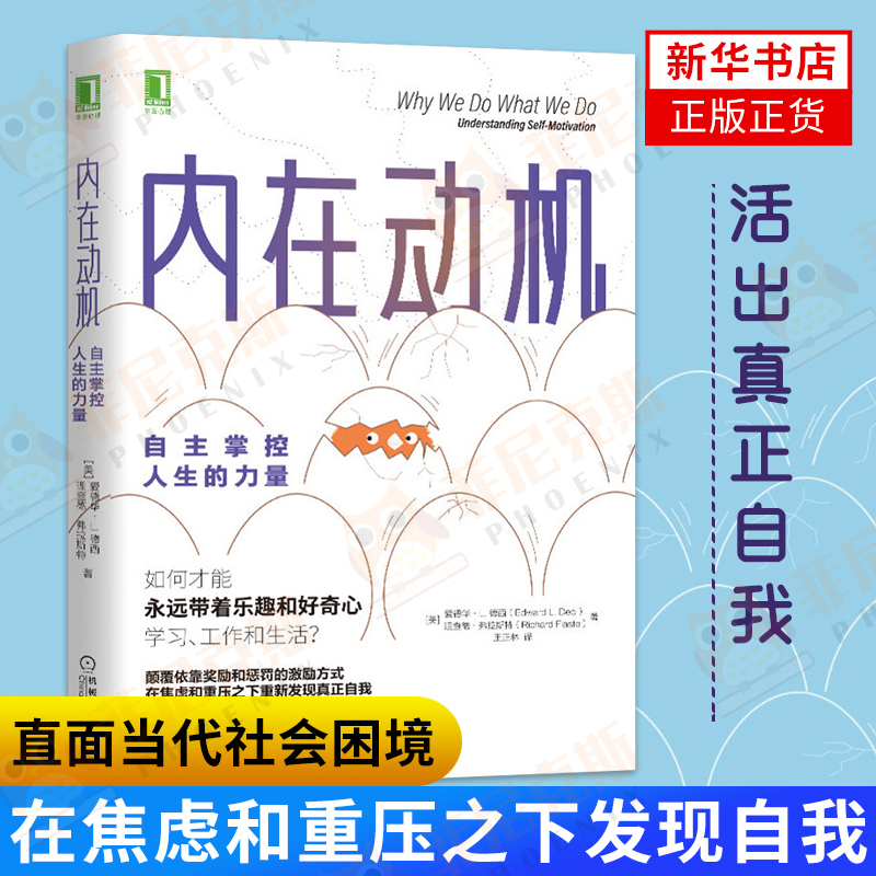 内在动机 自主掌控人生的力量 爱德华L德西 等著 颠覆传统活出真正自我 自我实现成功励志心理学书籍 正版书籍 新华书店正版