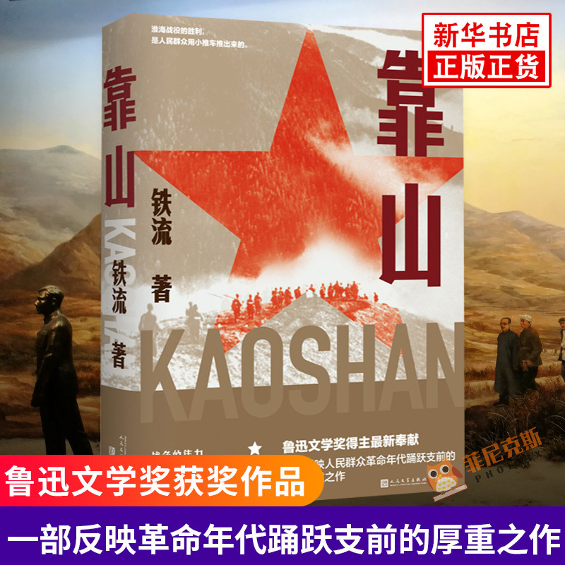 靠山 铁流著 一部反映人民群众革命年代踊跃支前的厚重之作 人民文学出版社 纪实文学历史小说新华书店正版书籍