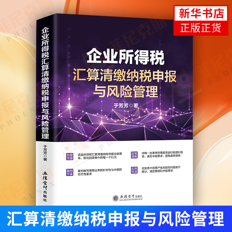 企业所得税汇算清缴纳税申报与风险管理  于芳芳著  立信出版社  正版书籍【新华书店正版】