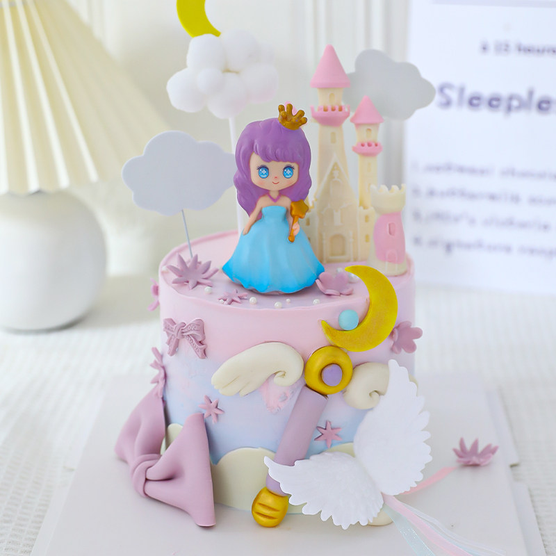魔法公主蛋糕装饰摆件皇冠天使月亮魔杖女孩网红生日烘焙配件插件,节庆用品/礼品,节日装扮用品,淘宝优惠券,粉丝福利购,淘宝优惠卷