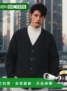 韩国直邮Our Legacy毛衣男女同款开衫黑色马海毛简约时尚M4206CBM