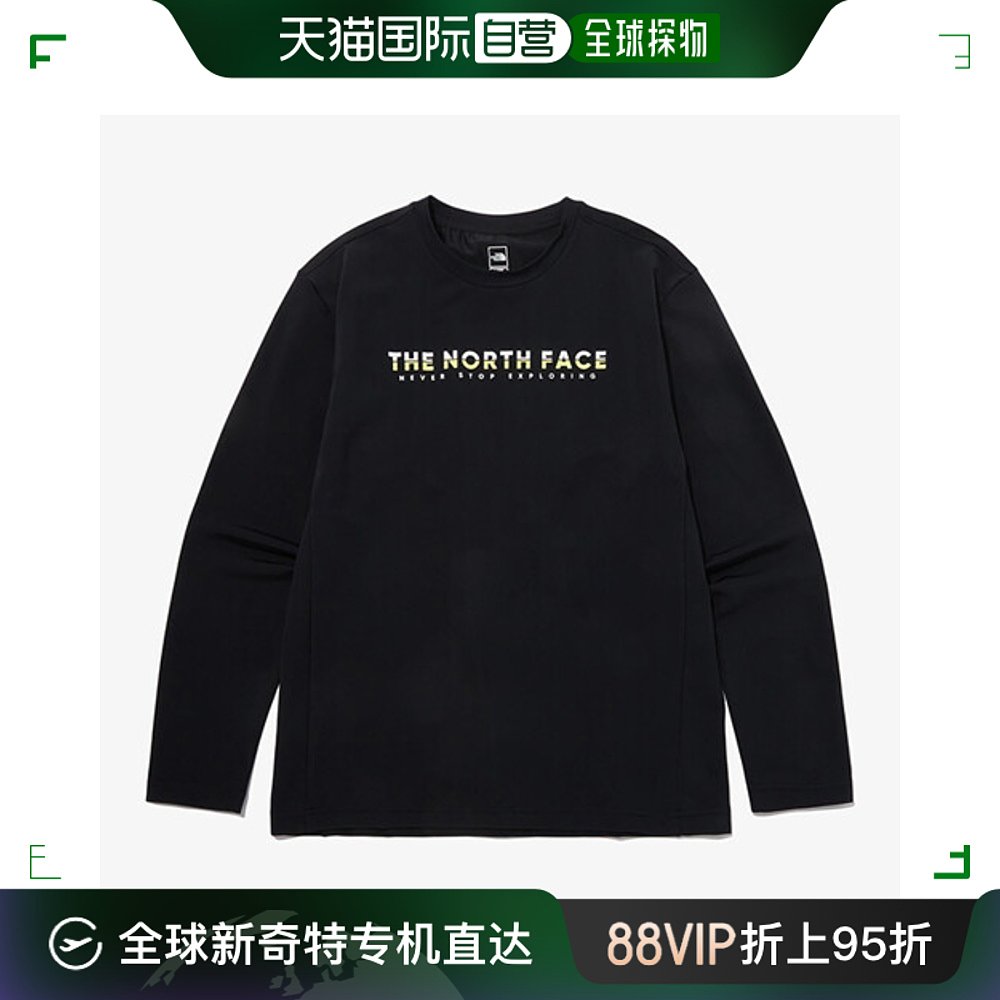 韩国直邮[Northface] T恤 DQCNT7TP05A OCEAN 曲线 长袖 T恤 男装 T恤 原图主图