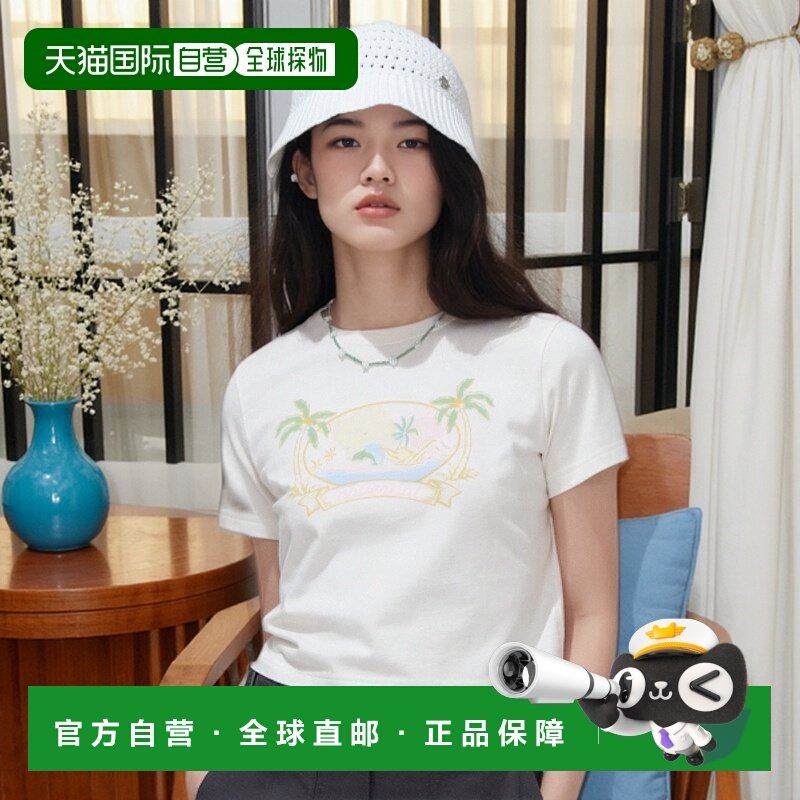 韩国直邮COVERNAT WOMAN 女士女装T恤CO2402ST74IV