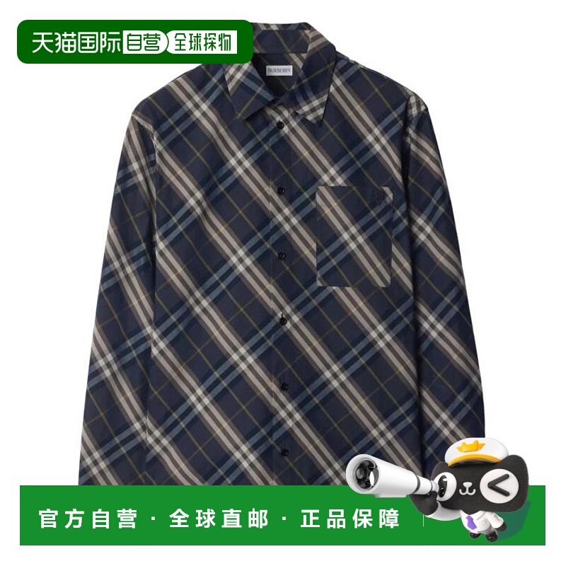 韩国直邮Burberry 长袖衬衫 8105201 INDIGO DOM博柏利