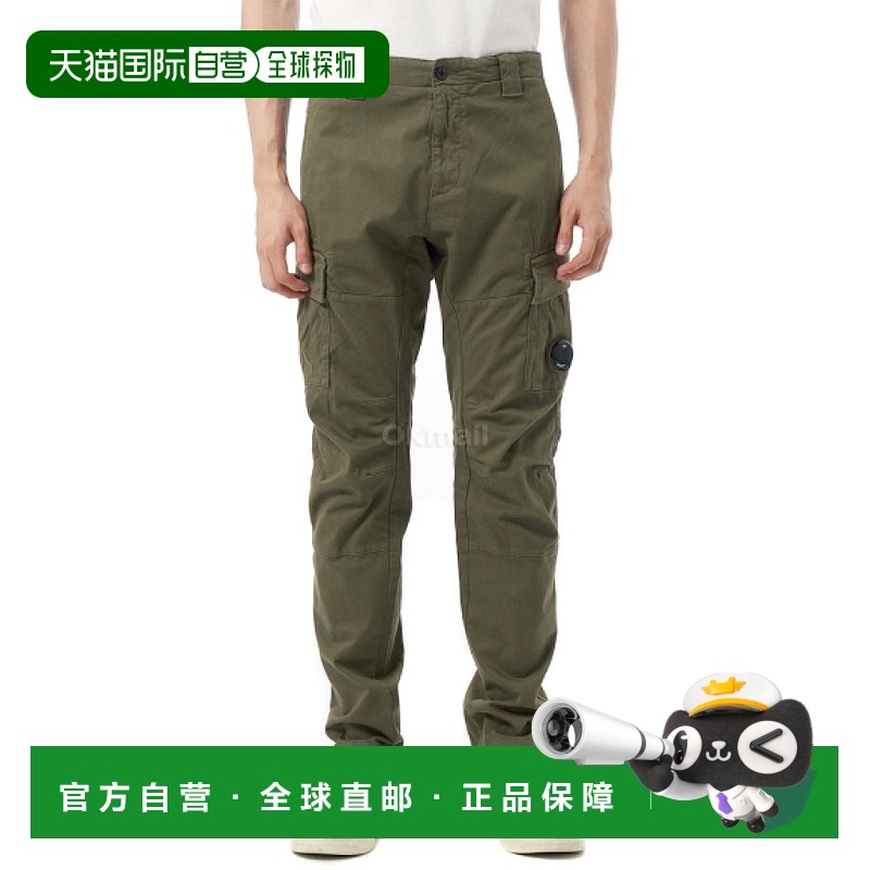 韩国直邮CP COMPANY 弹力棉缎人体工学镜片工装裤 (19CMPA731A 00