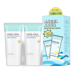 韩国直邮BEYOND 贝妍德 焕白提亮防晒素颜霜 50ml*2 MOISTURE正品