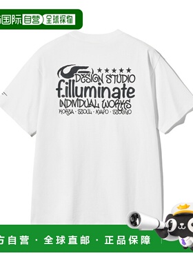 韩国直邮FILLUMINATE 公用T恤 FBEUUTS161WH Naughty Back Printi