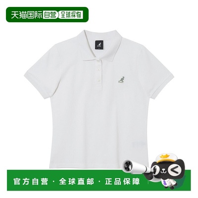 韩国直邮kangol 经典女士马球衫 1726 白色 (KREWPS17260)