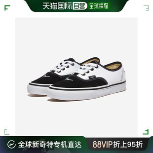 帆布鞋 范斯 VANS BLACKWHITE 韩国直邮Vans 正品 喜鹊