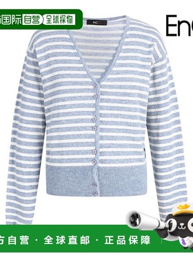 韩国直邮EnC [ENC] 条纹开衫_ENCK33905CGR羊毛