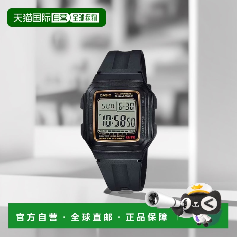 韩国直邮CASIO 卡西欧手表F-201WA-9ADFBLACK