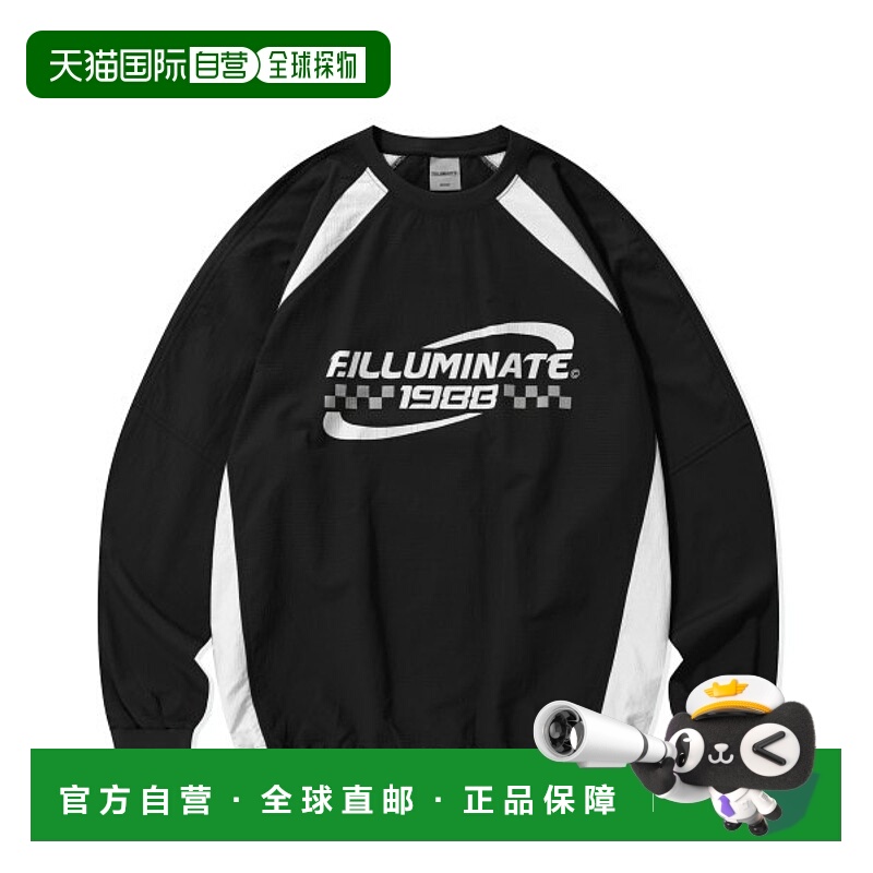 韩国直邮FILLUMINATE 公用T恤Circuit Logo Block Long Sleeve-Bl