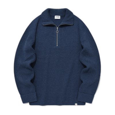 韩国直邮COVERNAT 男针织CO2303KT15NA公用LAMBSWOOL HALFZIP-UP