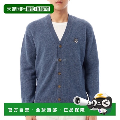 韩国直邮MAISON KITSUNE 狐狸头美利奴羊毛常规款毛衣 (PM00502KT