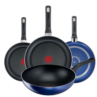 韩国直邮TEFAL锅组套装4p set (frying pan 24cm + 26cm + 28cm +