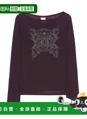 韩国直邮GOTTER GALLERY 女士女装T恤 GT25WSTP03PU GRAPHIC SHEER