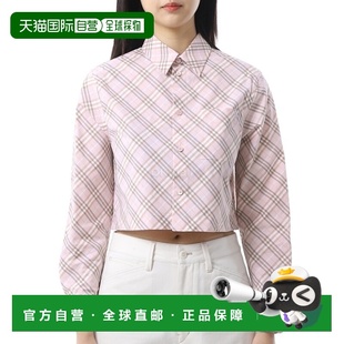 衬衫 韩国直邮BURBERRY 8101126 格纹棉质衬衫 博柏利 短款