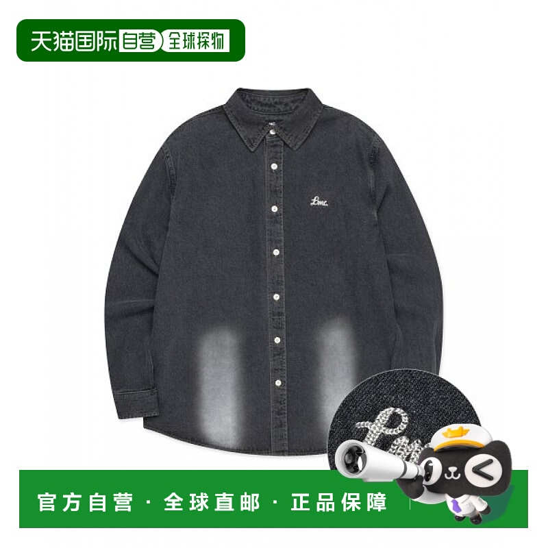 1h可退 韩国直邮LMC 刷毛衬衫牛仔衬衫正品高档气质减龄舒适百搭
