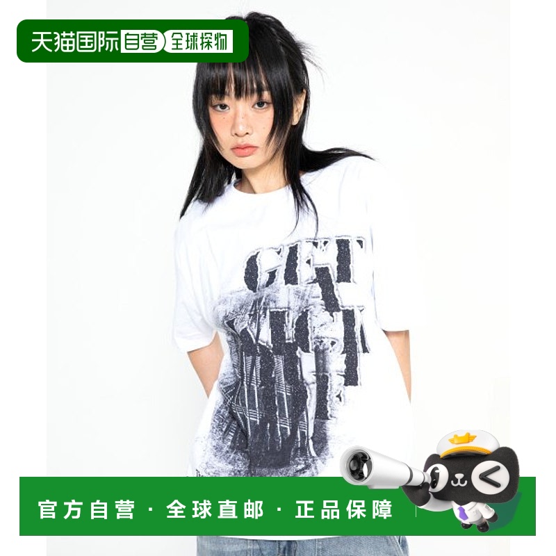 韩国直邮XTONZ 男士T恤xtt067WH短袖印花
