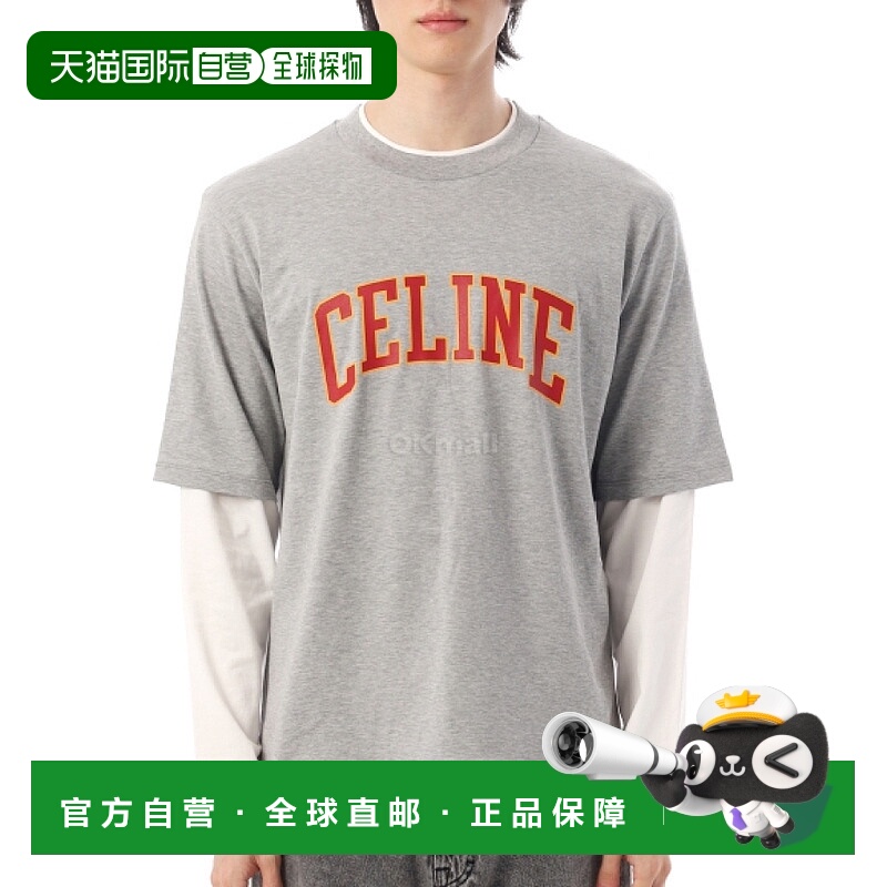 韩国直邮CELINE 棉质针织长袖 T 恤 (RX0AU671Q 09NP)