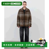 韩国直邮INSILENCE设计师款 通用日常休闲宽松时尚 大衣IM2B4CT31BR