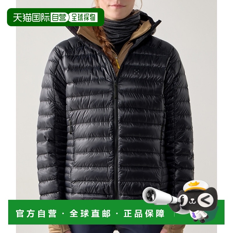 韩国直邮HAGLOFS LIM Down II 连帽衫 W`s 纯黑色 (607802-2C5) /