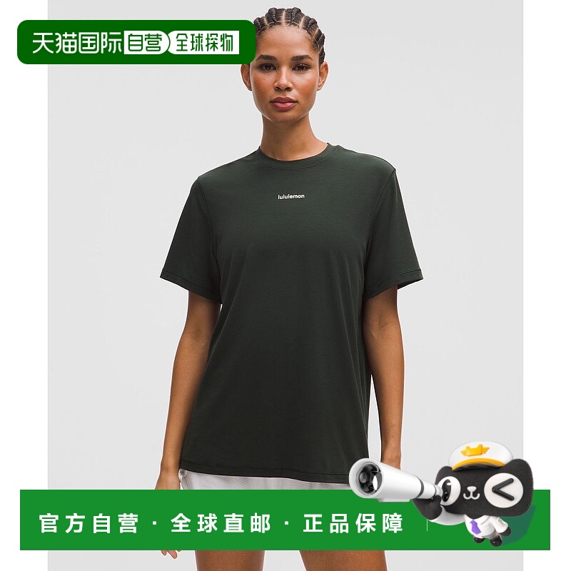 韩国直邮lululemon 短袖训练服 *Wordmark - RNFG