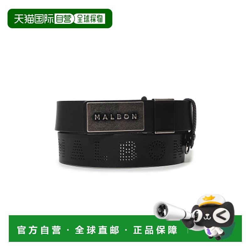 韩国直邮MALBON GOLF 男士皮带  MS BASIC BELT M5341PBT21BLK