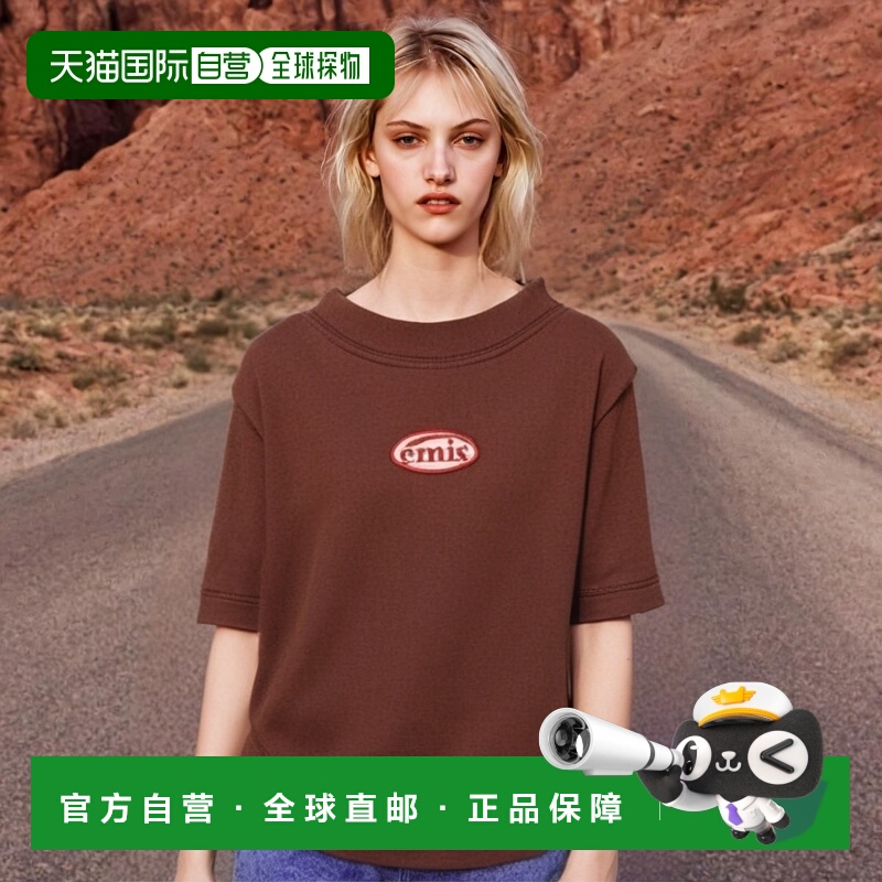 韩国直邮EMIS潮牌小众时尚街头青春复古运动风T恤P0000CAP