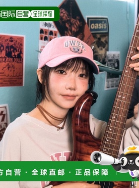 韩国直邮WHO.A.U 女士帽子 [QWER X WAU] Washed Ballcap / WHACE4