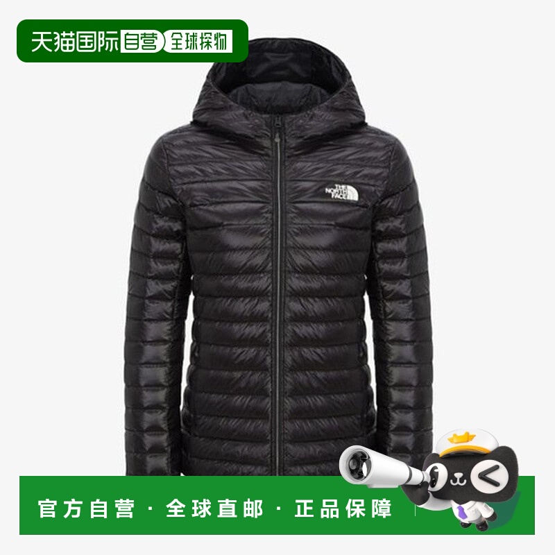韩国直邮THE NORTH FACE White Label 女式 Arena 连帽衫 RDS 黑