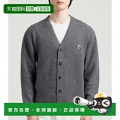 大胆狐狸头贴片舒适罗纹开衫 韩国直邮MAISON KITSUNE NM00501KT