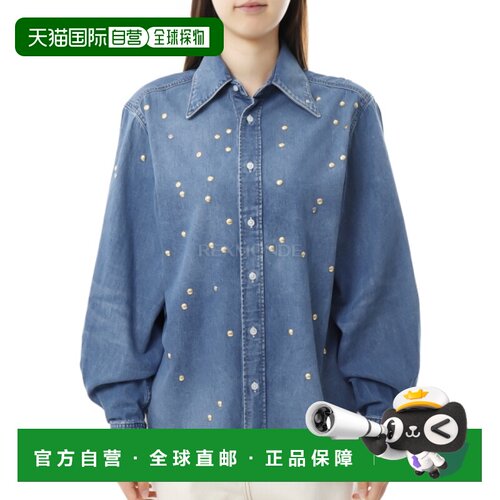 韩国直邮CELINE 棉质牛仔衬衫 (RC0E62N67 GDP1) 衬衫