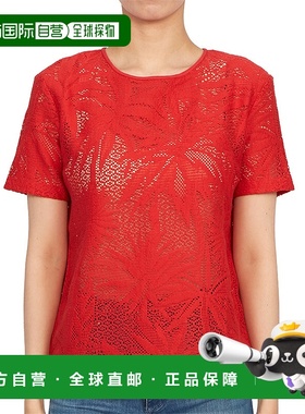 1h可退 韩国直邮max mara69410131650 LETTERA 002 女士 半袖T恤