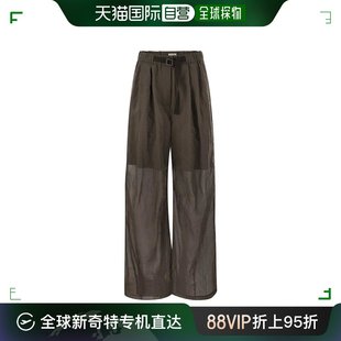 韩国直邮BRUNELLO 女MH911P8557 CHOCOLATE CUCINELLI24SS直筒裤