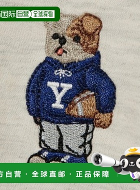 韩国直邮YALE EMBROIDERY DAN BASEBALL JERSEY OATMEAL / BLACKT