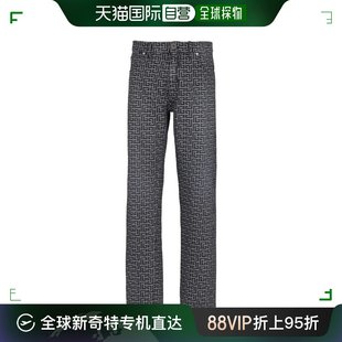 韩国直邮BALMAIN23FW牛仔直筒裤 48686BLACK BH1MI040DD68 男42769