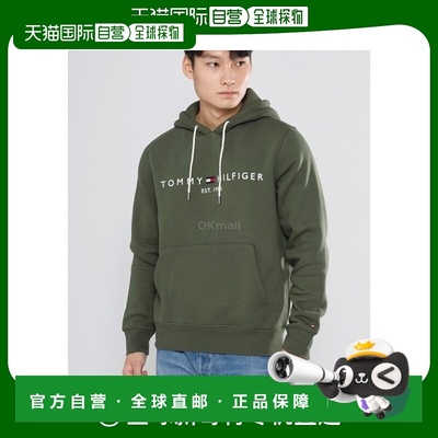韩国直邮TOMMY HILFIGER TOMMY 徽标连帽衫 (MW11599-RBN) 连帽/