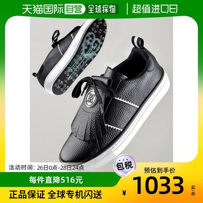 韩国直邮G/Fore女士高尔夫尖头球鞋黑色休闲运动G4LA23EF14-ONYX
