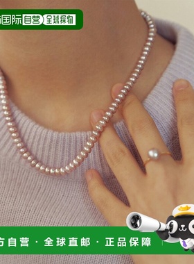 韩国直邮TATIANA 打底珍珠项链TATI301564707纯银