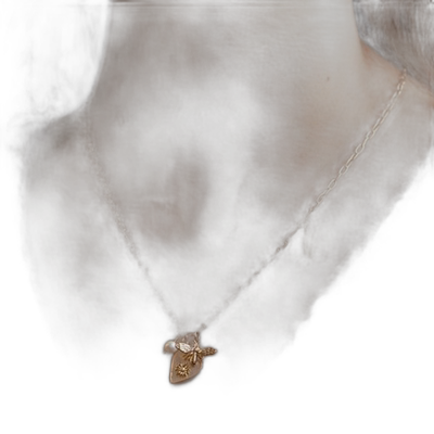 韩国直邮TATIANA 项链 1708630珍珠吊坠