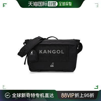 韩国直邮Kangol 通用款女包 (大邱新世界)图标 邮差包 2080 黑色