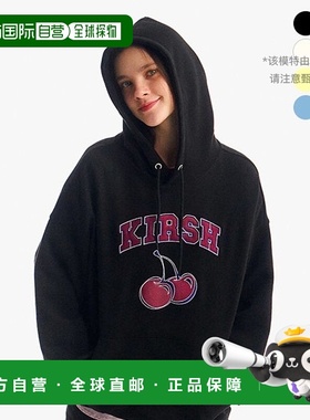 韩国直邮KIRSH 连帽衫ARCH CHERRY LOGO SWEAT SET-UP HOODIE(REG