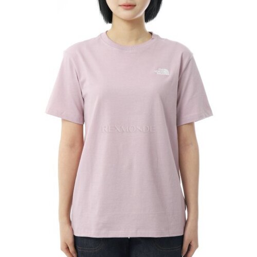 韩国直邮The North Face 女士 Evolution 简约圆顶宽松短袖T恤 (N